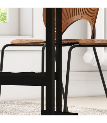 Drop Leaf Table Grey MDF   x 80W x 73H cm Folding Dining Table for Small Spaces