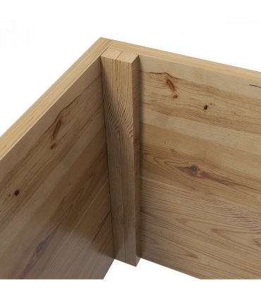 Trellis Planter  Wood Natural wood finish 160L x 55W x 183Hcm Open inner bottom