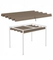 Pergola Sun Shade Cover Roof Replacement Coffee Polyester 286L x 245Wcm