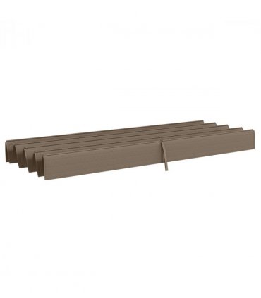 Pergola Sun Shade Cover Roof Replacement Coffee Polyester 286L x 245Wcm