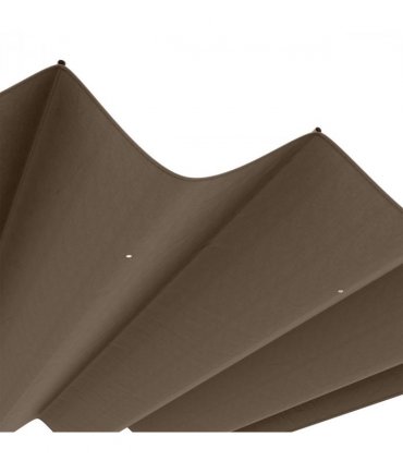 Pergola Sun Shade Cover Roof Replacement Coffee Polyester 286L x 245Wcm