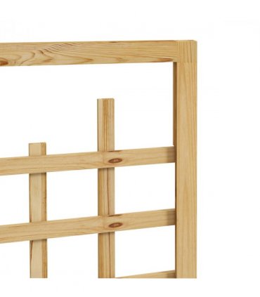 Outsunny Wooden Trellis Planter, Raised Garden Bed with Wheels and Bed Liner