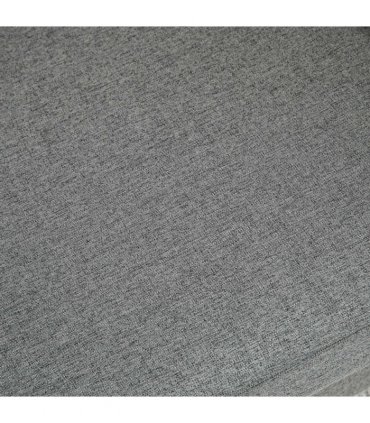 HOMCOM Double Seat Sofa Linen Upholstery Loveseat Couch w/ Armrests, Grey