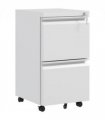 Vinsetto Steel File Cabinet with Lock Hanging Bar for Letter A4 Legal Size White