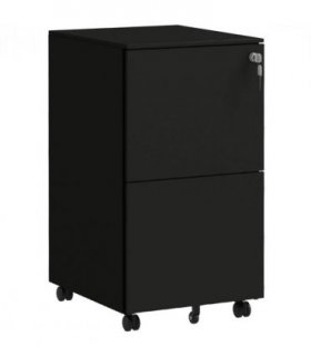 Steel Black file Cabinet with Lock and Hanging Bar for Letter A4 Legal Size