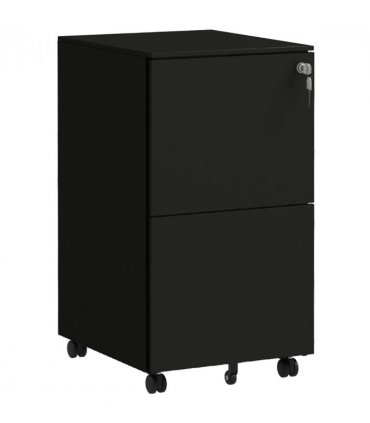 Steel Black file Cabinet with Lock and Hanging Bar for Letter A4 Legal Size