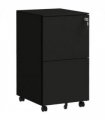 Steel Black file Cabinet with Lock and Hanging Bar for Letter A4 Legal Size