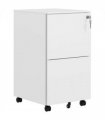 Vinsetto Steel File Cabinet with Lock and Hanging Bar for Letter A4 Legal Size