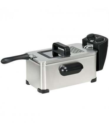 HOMCOM 3 Litre Deep Fat Fryer with Adjustable Temperature, 60min Timer, 2000W
