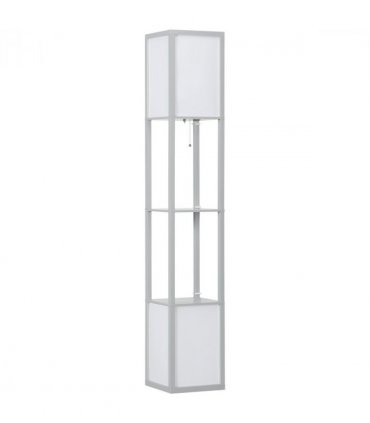 Shelf Floor Lamp Light Grey 42x19x30cm Dual Light Living Room Bedroom