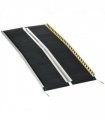 HOMCOM Folding Aluminium Wheelchair Ramp 152x73cm 272KG Capacity for Home