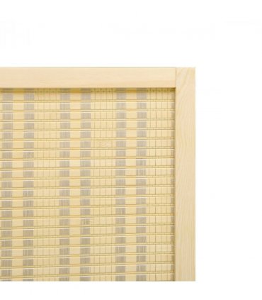 HOMCOM 4 Panel Folding Room Divider 170cm Wall Privacy Screen Protector Natural