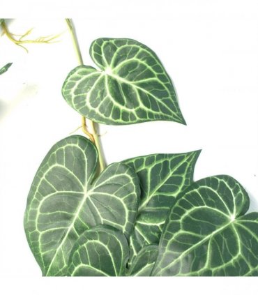 Artificial Hanging Trailing Ivy Plant Pack of 6 Realistic Round Green 100cm