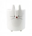 Ceramic White Rabbit Planter 15cm Home Decor Display Plants Flowers