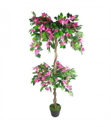 140cm EXTRA LARGE Artificial Flowering Rhododendron Bush Tree