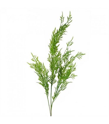 Artificial Boston Fern Stem Filler Green 120cm Pack of 6 Plastic Leaves