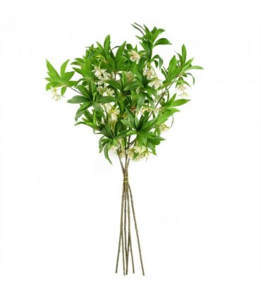 Pack of 6 x 90cm Artificial Hainan Elaeocarpus Stem