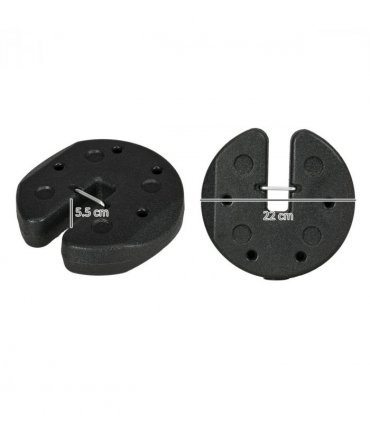 Outsunny Gazebo Weights Set of 4 with Reinforce Pins and Easy Carry Belt, 12KG