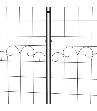 Outsunny Set of 2 Metal Trellis for Climbing Plants, Floral Design