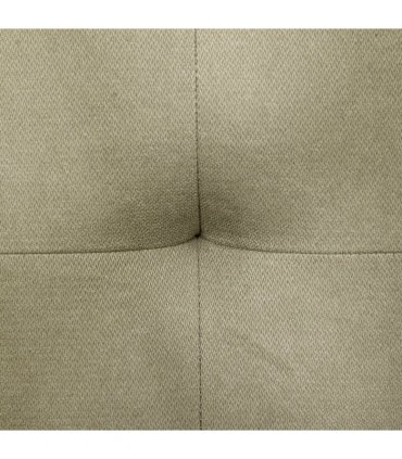 Sofa Bed Linen Brown 120W x 84D x 86Hcm 2 Seater Convertible Settee Cushions