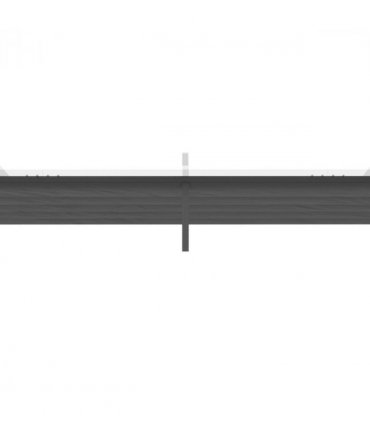 Pergola Shade Cover Dark Grey Polyester 350L x 250W cm Replacement Canopy