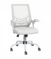 Vinsetto Mesh Swivel Office Chair Task Computer Chair w/ Lumbar Support, White
