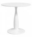 HOMCOM Round Dining Table with Steel Base for Living Room, Dining Room
