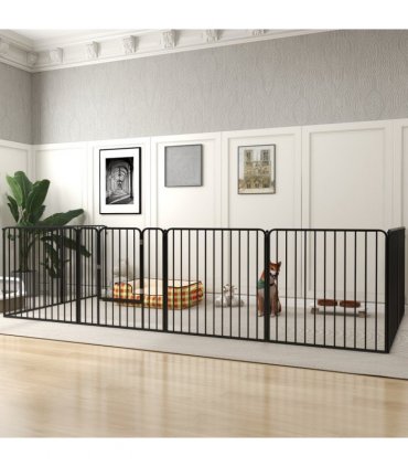 PawHut 80cm 8 Panels Heavy-Duty Dog Playpen for Small, Medium Dogs