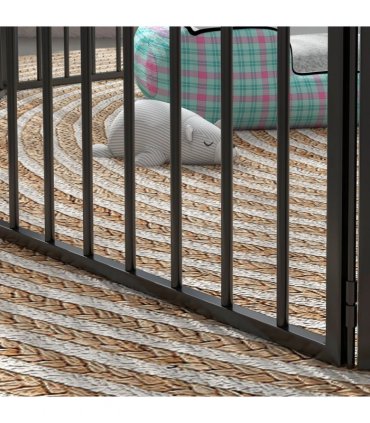 PawHut 80cm 8 Panels Heavy-Duty Dog Playpen for Small, Medium Dogs