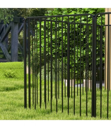 PawHut 100cm 8 Panels Heavy-Duty Dog Playpen for Small, Medium Dogs
