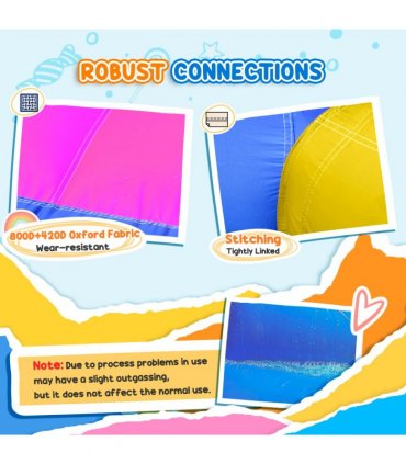 Outsunny 5 in 1 Bouncy Castle for Children with Blower, for Ages 3-8 Years