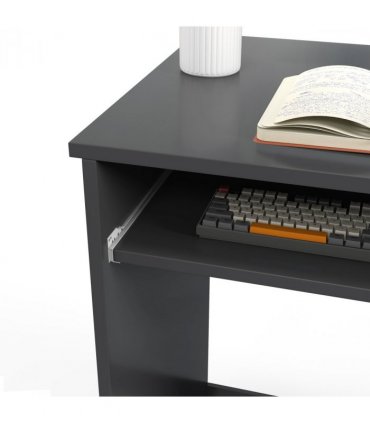 Particle board Grey 80cm x 45cm x 75cm Keyboard Tray Drawer Computer Desk