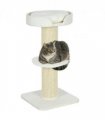 Cat Resting Tree Cream White 45L x45W x91Hcm Particle board, lamb cashmere