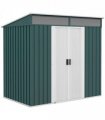 Metal Tool Shed Green Galvanized Steel 195W x 122D x 181.5Hcm 2m²