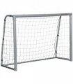 Football Goal 8ft x 5ft Light Grey PE and Metal Training Net 240L x 85W x 160Hcm