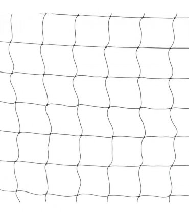 Football Goal 8ft x 5ft Light Grey PE and Metal Training Net 240L x 85W x 160Hcm