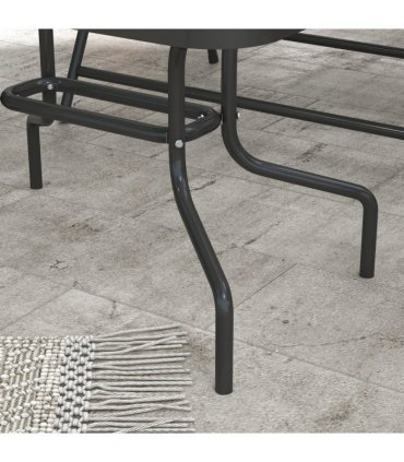 Outsunny Patio Furniture Set, Garden Set with Table, Foldable Chairs, a Loveseat
