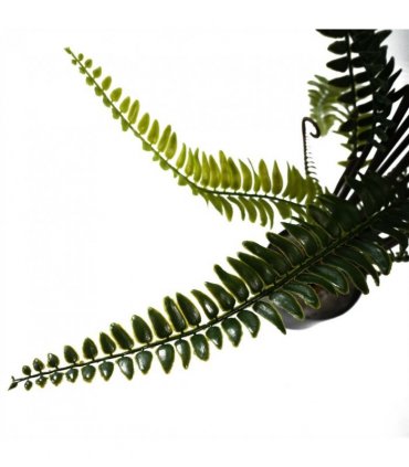 Artificial Boston Fern Plant 90cm Green UV Resistant Indoor Outdoor Realistic