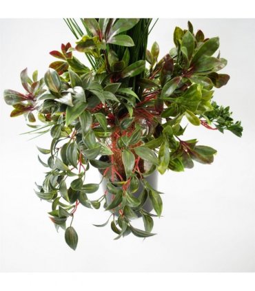Artificial Grass Plant 90cm UV Potted with Display Foliage Realistic Green 50cm