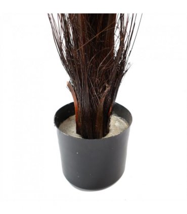 Artificial Yukka Plant Green 90cm UV Resistant Indoor Outdoor Wired Leaves Shape