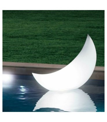 Garden Lamp High-quality materials White 135x43x89cm LED Floating Halfmoon