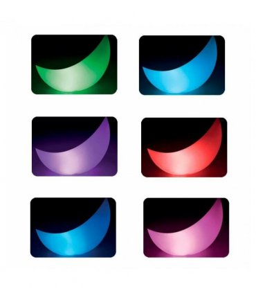 Garden Lamp High-quality materials White 135x43x89cm LED Floating Halfmoon