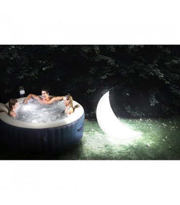 Garden Lamp High-quality materials White 135x43x89cm LED Floating Halfmoon