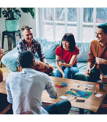 Trivia Stakes Family Board Game with Trivia and Wagers