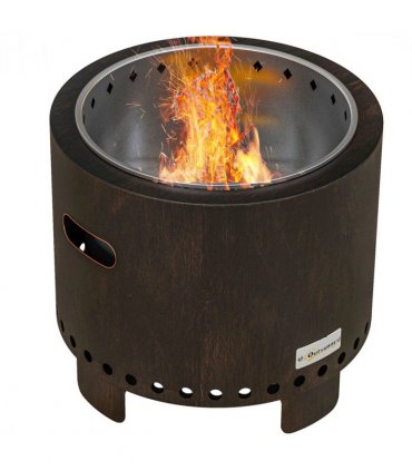 Firepit Metal Stainless Steel Black Burning Firepit Metal Fire Pit