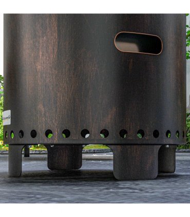 Firepit Metal Stainless Steel Black Burning Firepit Metal Fire Pit