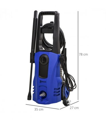 DURHAND High-Performance Power Washer 1800W, 150 Bar, 510 L/h, Blue