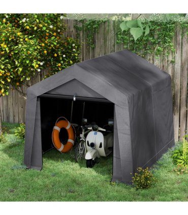 Outsunny 3 x 3(m) Garden Storage Shed, Waterproof and Heavy Duty Portable Shed