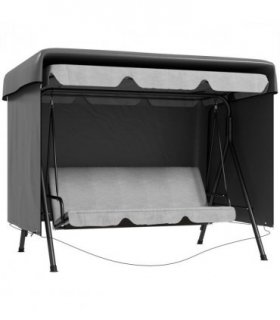 Swing Chair Cover Dark Grey PE 215Lx155Wx150H (cm) Outsunny Garden Furniture