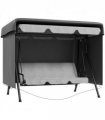 Swing Chair Cover Dark Grey PE 215Lx155Wx150H (cm) Outsunny Garden Furniture